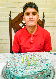 Jonathan arrived at the Guatemala City Receiving Center at 10 months-of-age. He now had a place to belong.

Jonathan celebrates his birthday each year at the Receiving Center.